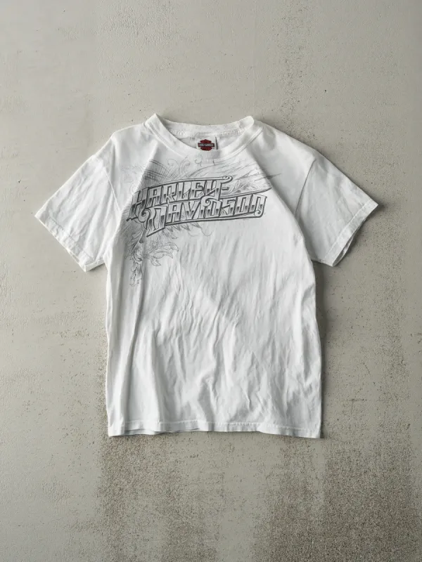 11' White Black Hills South Dakota Harley Davidson Tee (XS) sold by Rebalance Vintage