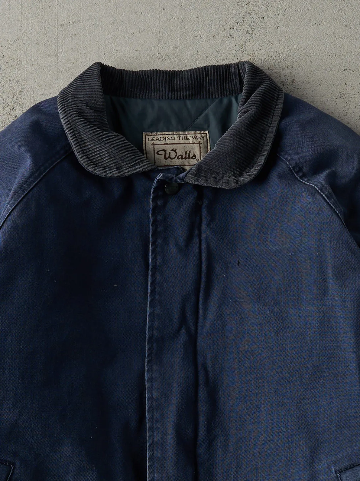 Vintage 90s Navy Blue Workwear Jacket (M) sold by Rebalance Vintage product image thumbnail 3