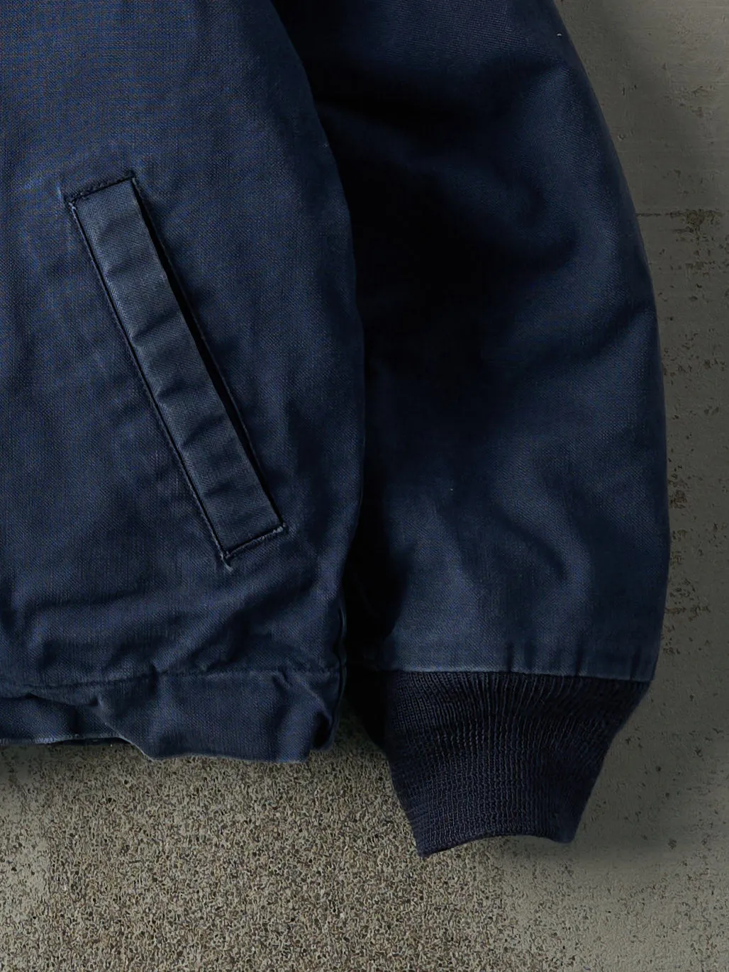 Vintage 90s Navy Blue Workwear Jacket (M) sold by Rebalance Vintage product image thumbnail 4