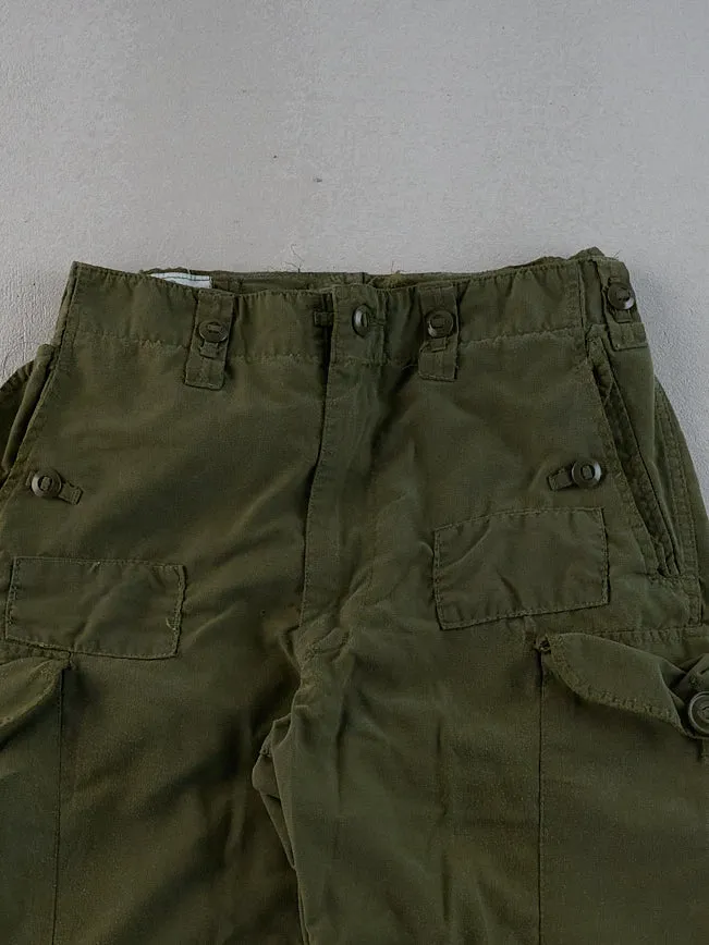 Vintage 90s Green Army Parachute Cargo Pants (28x28) sold by Rebalance Vintage product image thumbnail 3