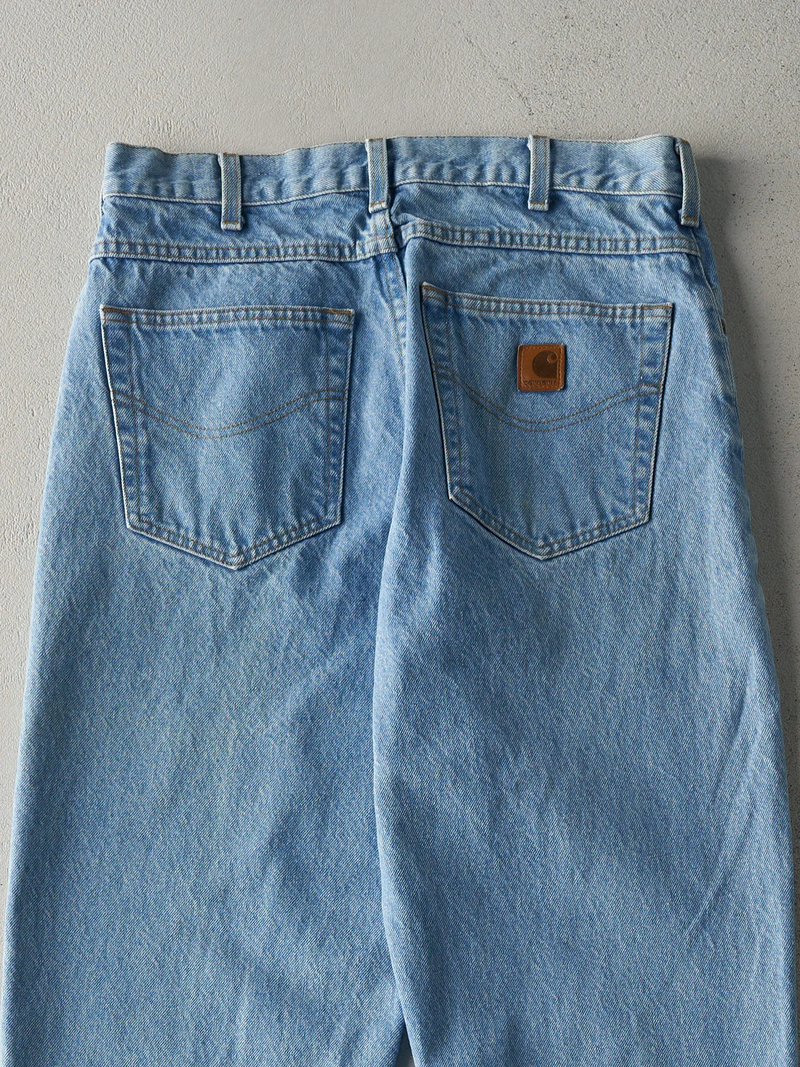 Vintage 90s Light Wash Carhartt Jeans (32x36) sold by Rebalance Vintage product image thumbnail 5