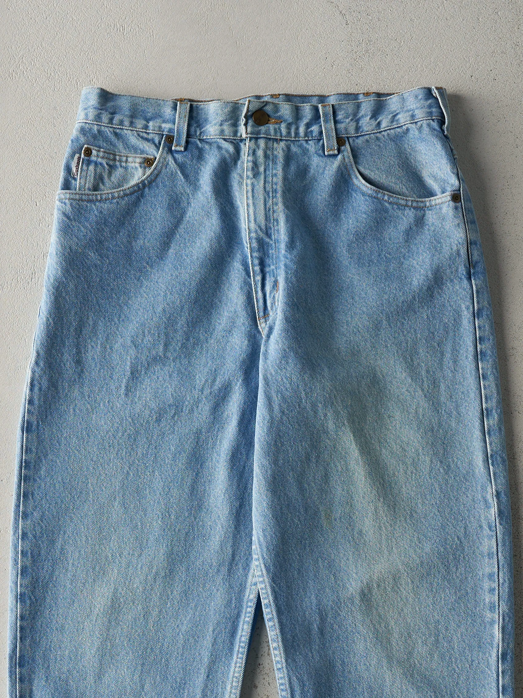Vintage 90s Light Wash Carhartt Jeans (32x36) sold by Rebalance Vintage product image thumbnail 4