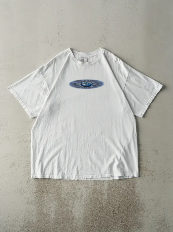 Vintage Y2K White Nike Air Max Plus Tee (L/XL) sold by Rebalance Vintage