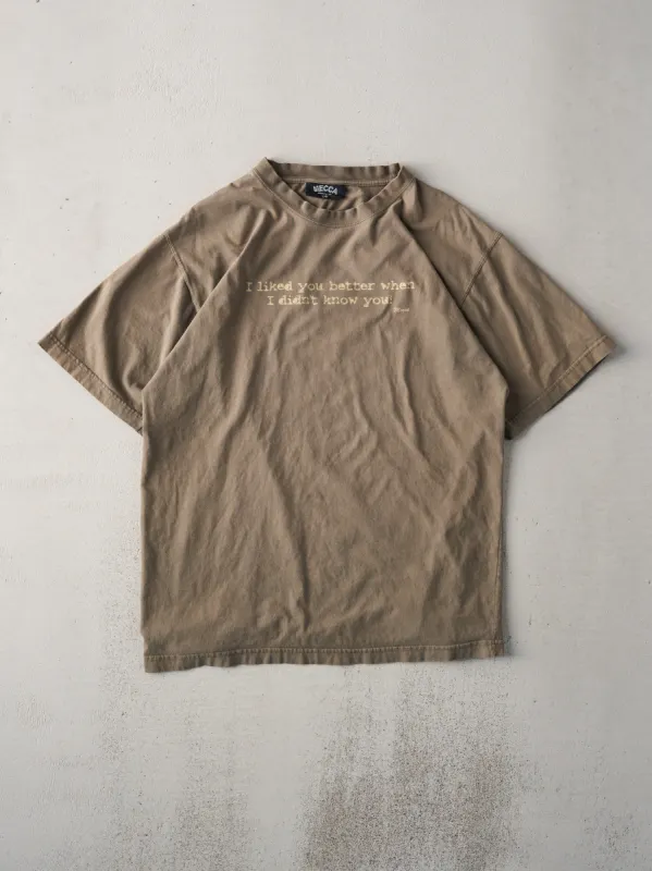 Vintage 90s Green "I Liked You Better" Tee (M/L) sold by Rebalance Vintage