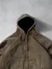 Vintage 90 Faded Brown Carhartt Hooded Workwear Jacket (XXL) sold by Rebalance Vintage
