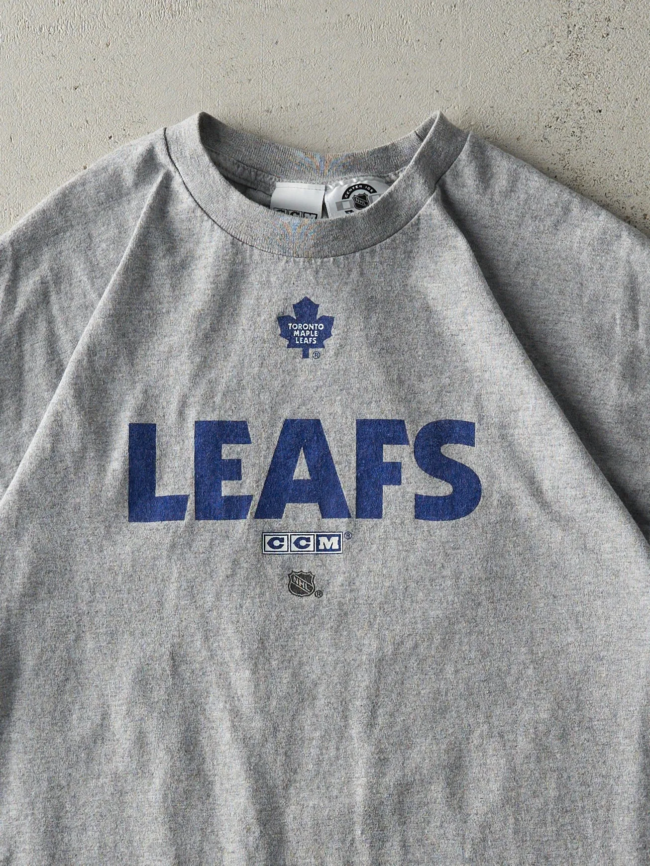 Vintage Y2K Grey Toronto Maple Leafs Tee (M/L) sold by Rebalance Vintage product image thumbnail 2