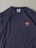 Vintage 90s Navy Blue TTC Embroidered Logo Tee (M) sold by Rebalance Vintage