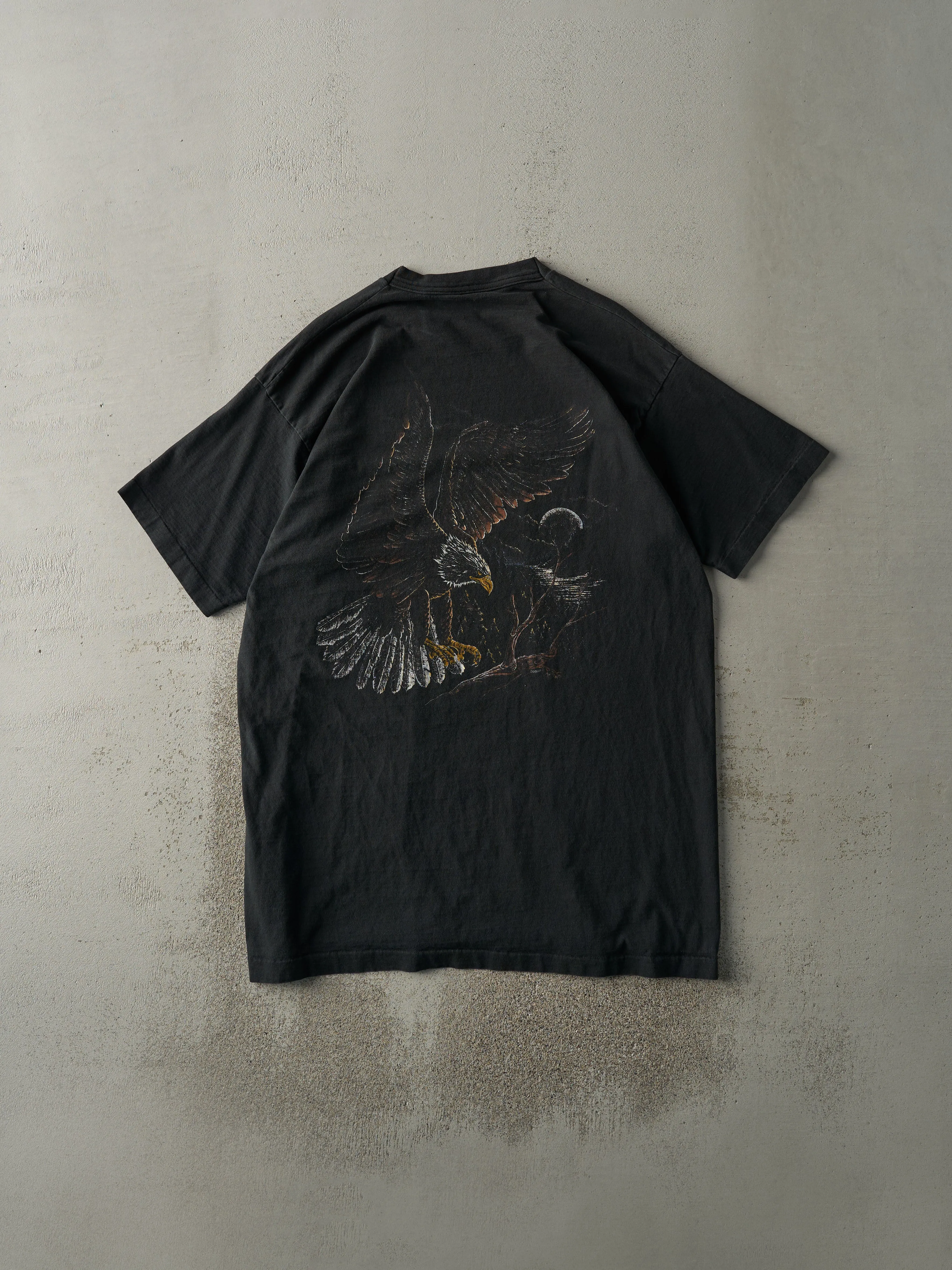 Vintage 90s Black Evergreen Resort Single Stitch Long Tee (XL) sold by Rebalance Vintage product image thumbnail 2