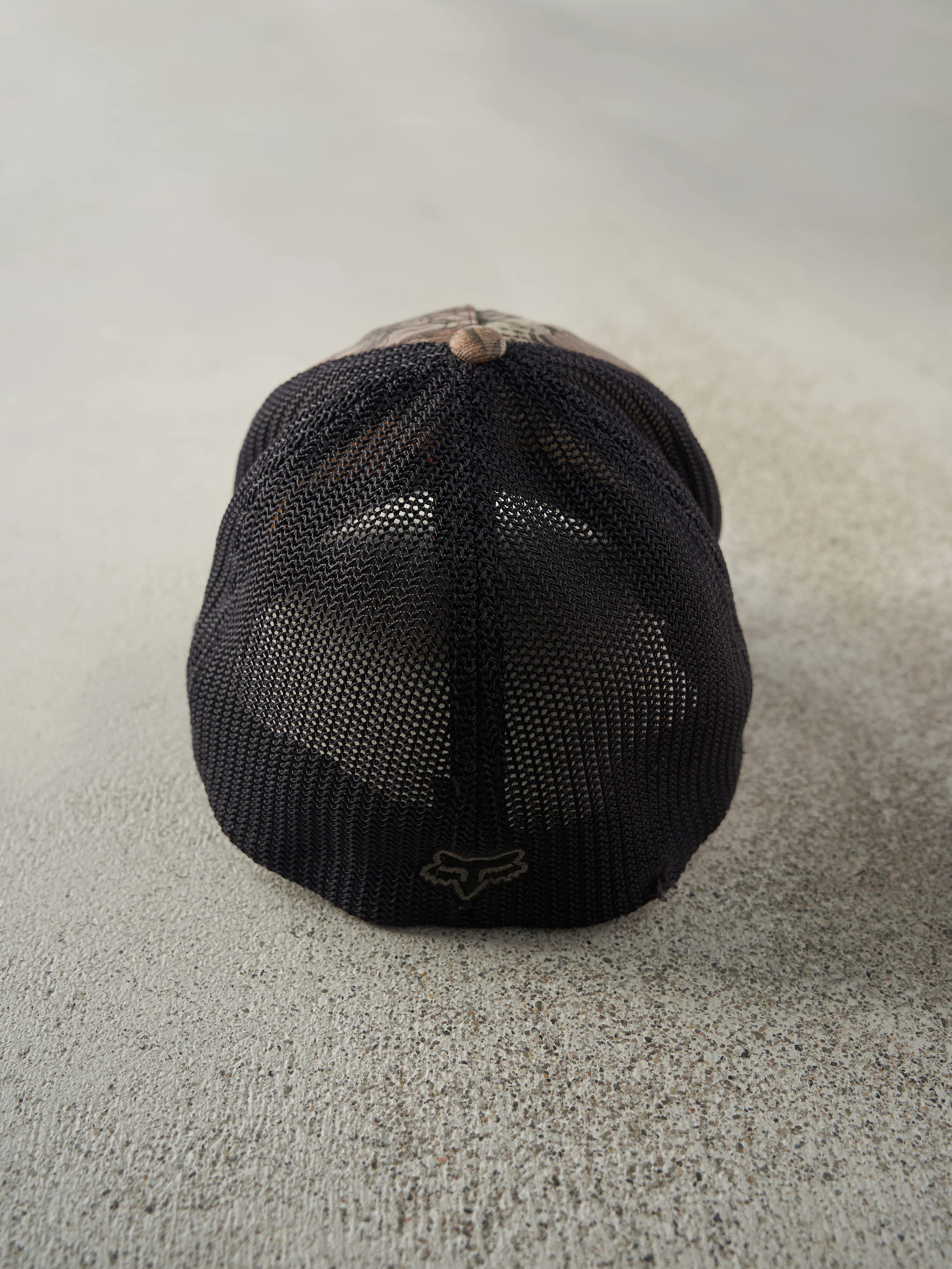 Vintage Y2K Camo Fox Racing Flexfit Trucker Hat sold by Rebalance Vintage product image thumbnail 3