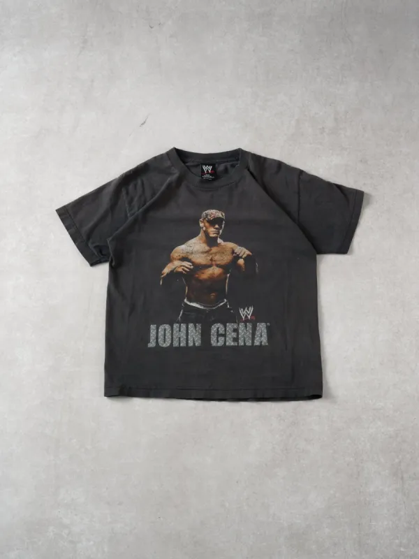 Vintage Y2k Fade Black John Cena WWE Graphic Tee (S) sold by Rebalance Vintage