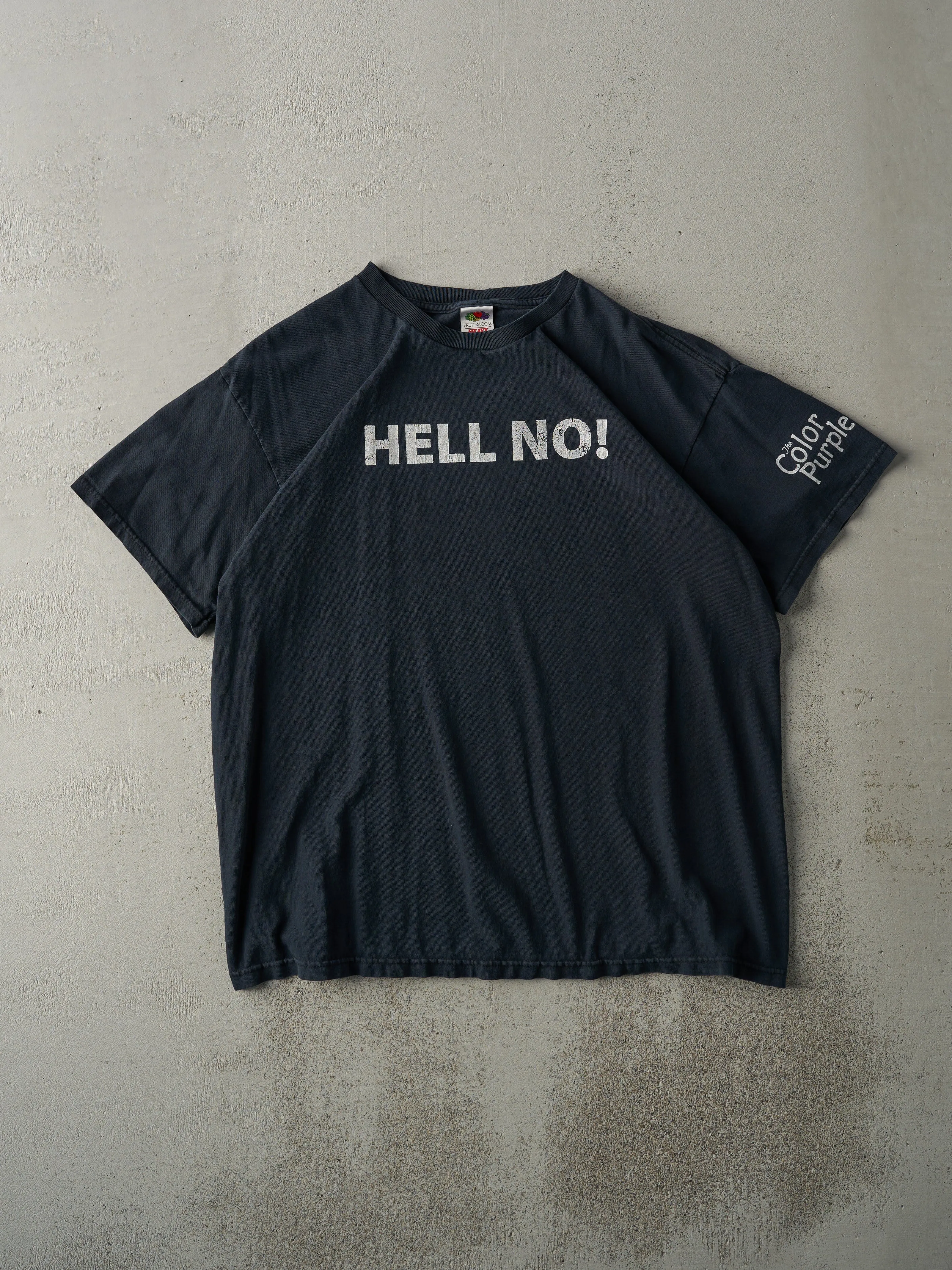 Vintage Y2K Faded Black The Color Purple "Hell No" Tee (M/L) sold by Rebalance Vintage