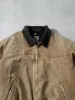 Vintage 90s Khaki Carhartt Sante Fe Workwear Jacket (XL) sold by Rebalance Vintage