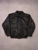 Vintage 90s Black Elazar Leather Bomber Jacket (M/L) sold by Rebalance Vintage