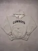 Vintage Y2K Grey Nike x Cowboys Hoodie (L/XL) sold by Rebalance Vintage