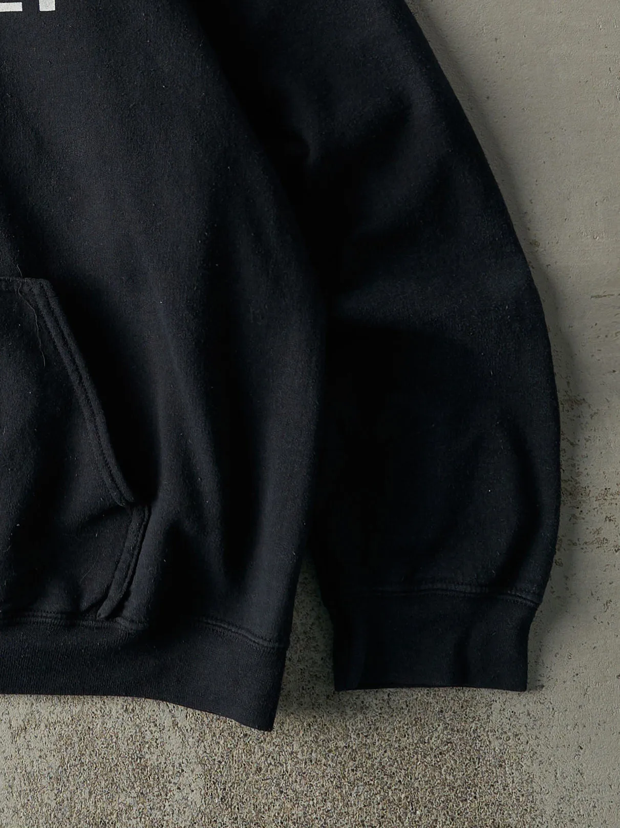 Vintage Y2K Black Chevrolet Boxy Hoodie (L) sold by Rebalance Vintage product image thumbnail 3