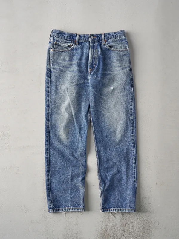 Vintage 90s Mid Wash Levis 505 Regular Fit Jeans (32x28) sold by Rebalance Vintage