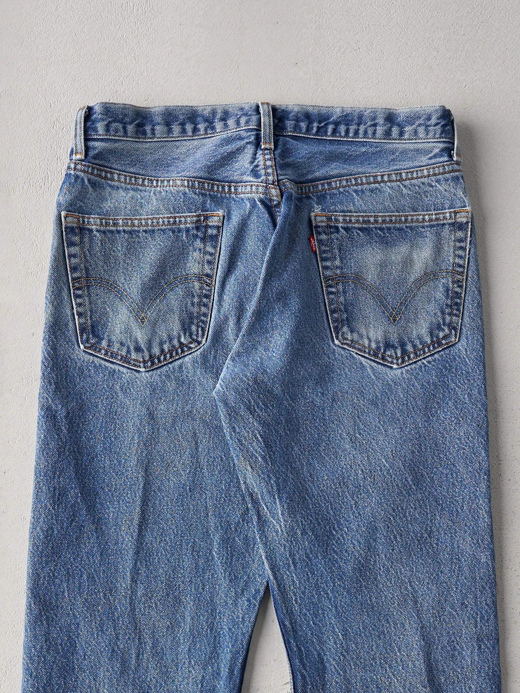 Vintage 90s Mid Wash Levis 505 Regular Fit Jeans (32x28) sold by Rebalance Vintage product image thumbnail 4