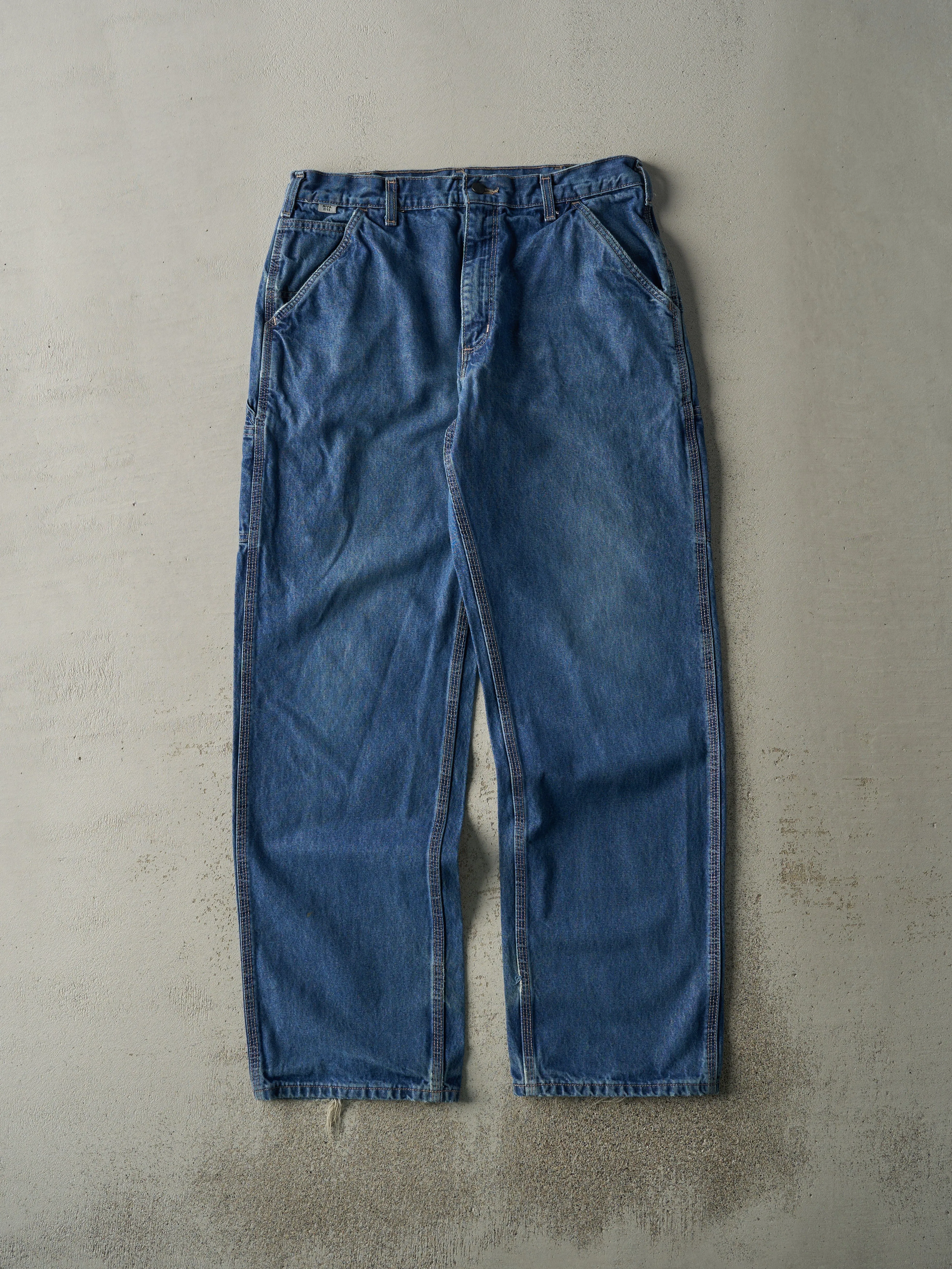 Vintage Y2K Mid Wash Fire Resistant Carhartt Work Jeans (34x33.5) sold by Rebalance Vintage