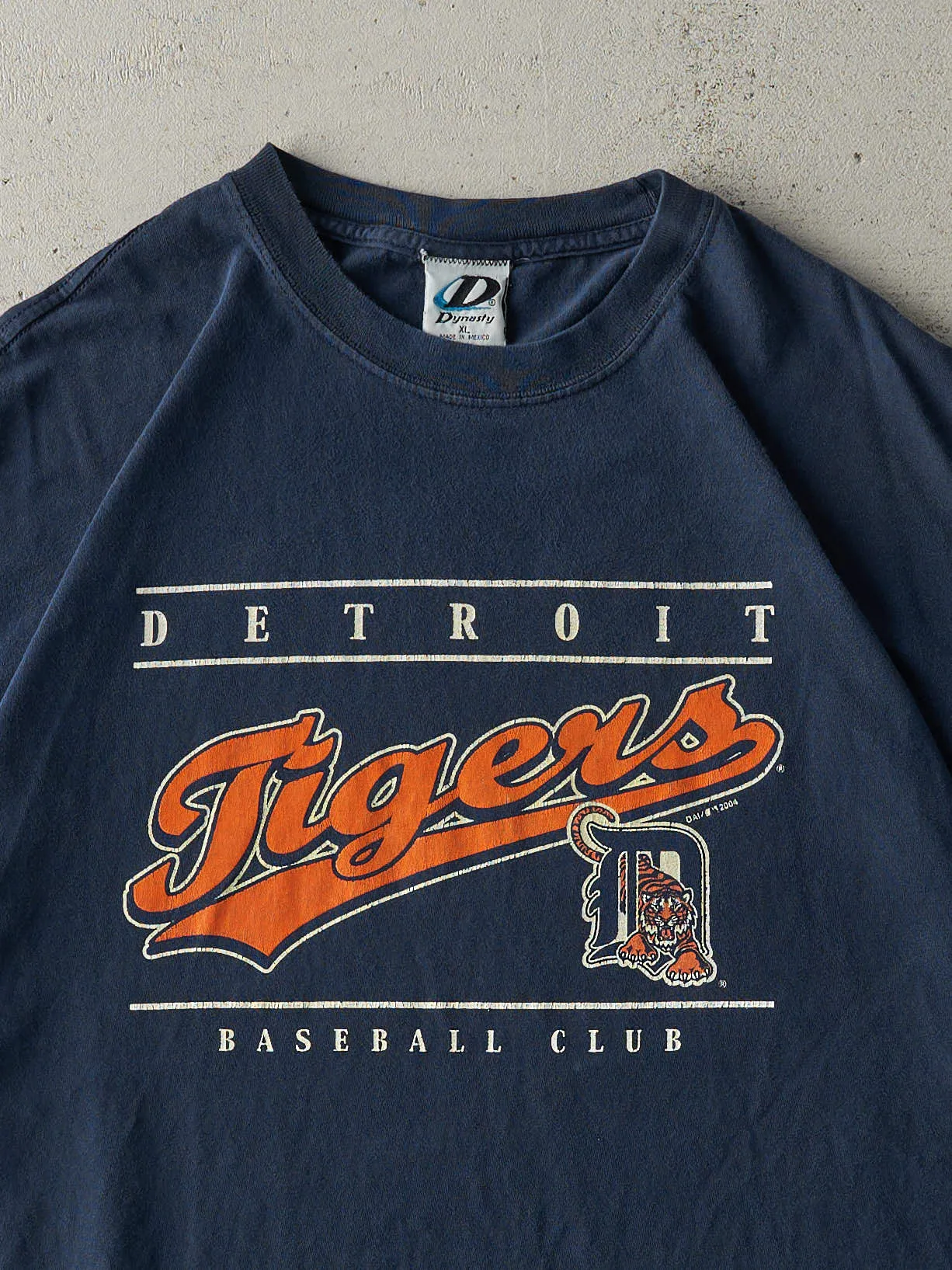 Vintage 04' Navy Blue Detroit Tigers Tee (L/XL) sold by Rebalance Vintage product image thumbnail 2