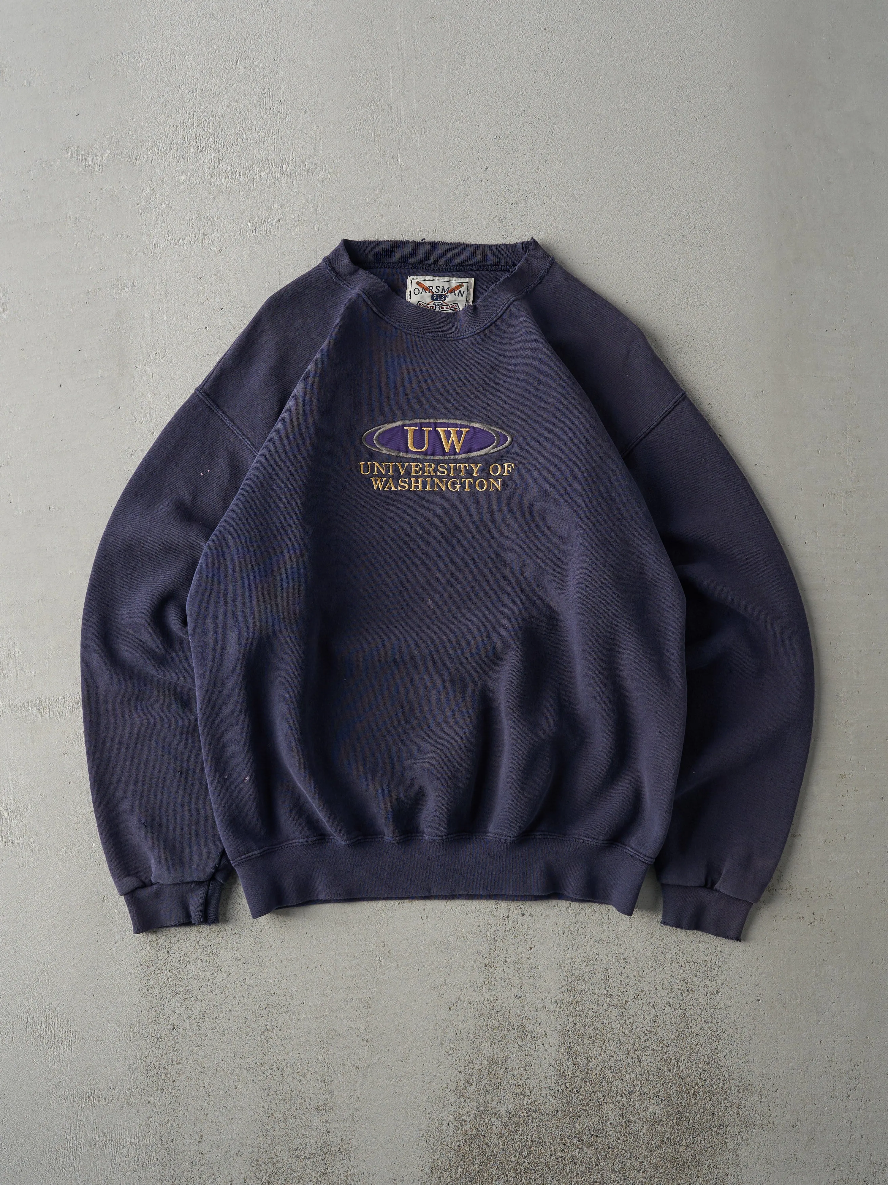 Vintage 90s Faded Navy University of Washington (M) sold by Rebalance Vintage