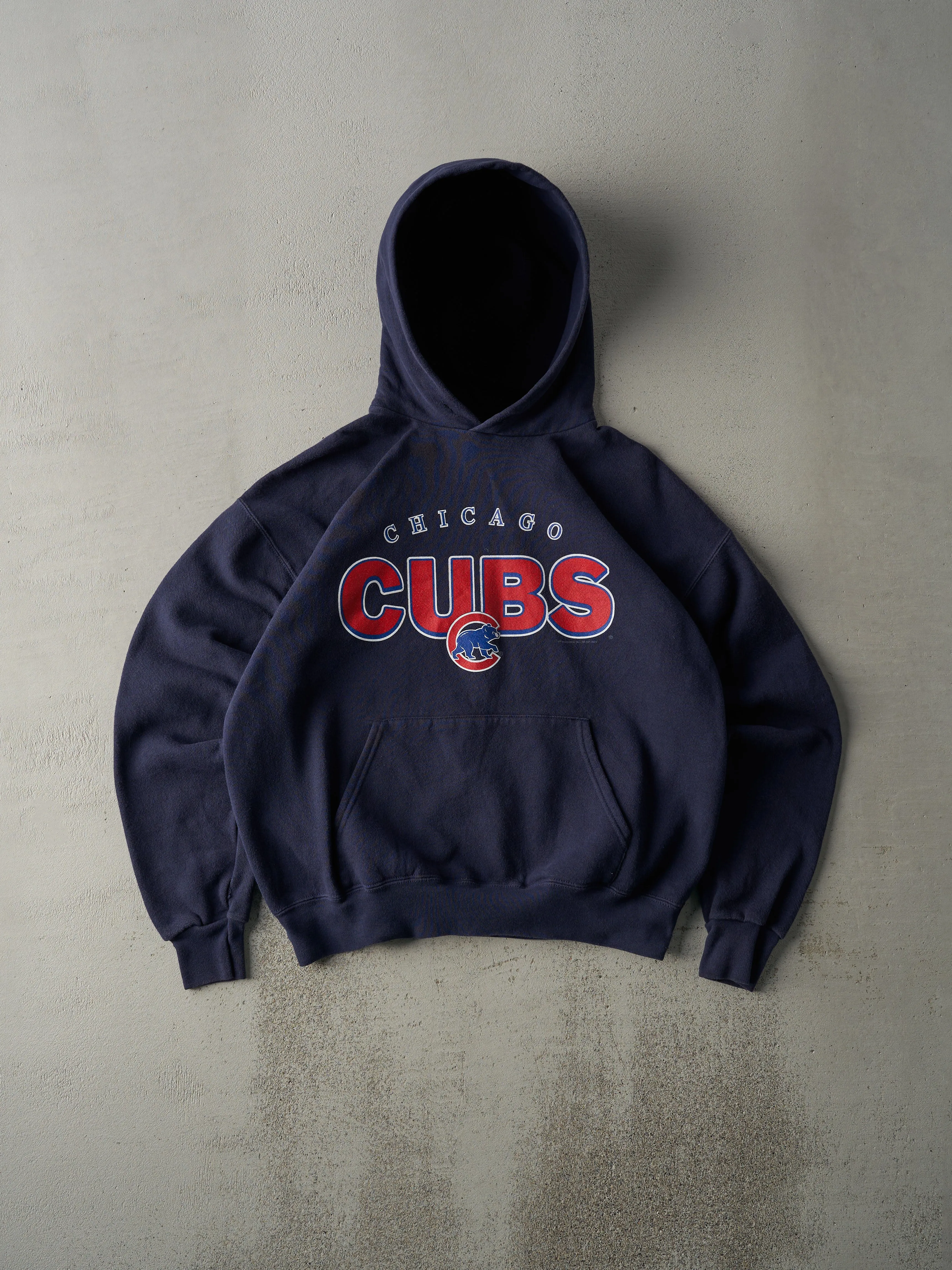 Vintage 03' Navy Blue Chicago Cubs Hoodie (L) sold by Rebalance Vintage
