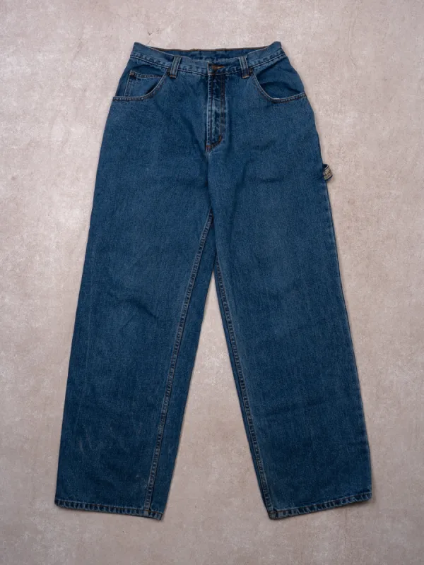 Vintage Y2K Blue Baggy Max Sport Cargo Pants (28 x 30) sold by Rebalance Vintage