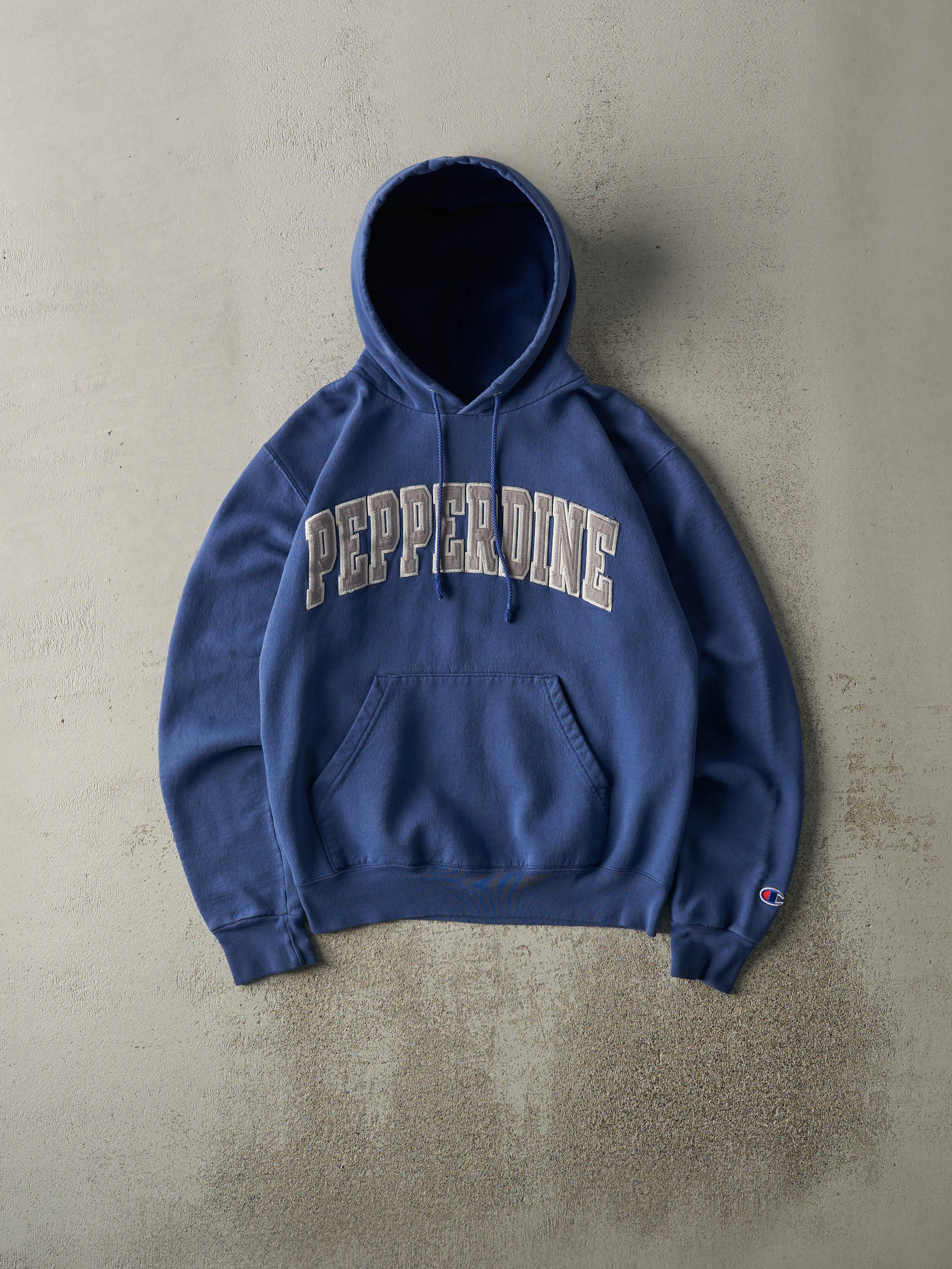 Vintage Y2K Blue Embroidered Pepperdine University Hoodie (S) sold by Rebalance Vintage
