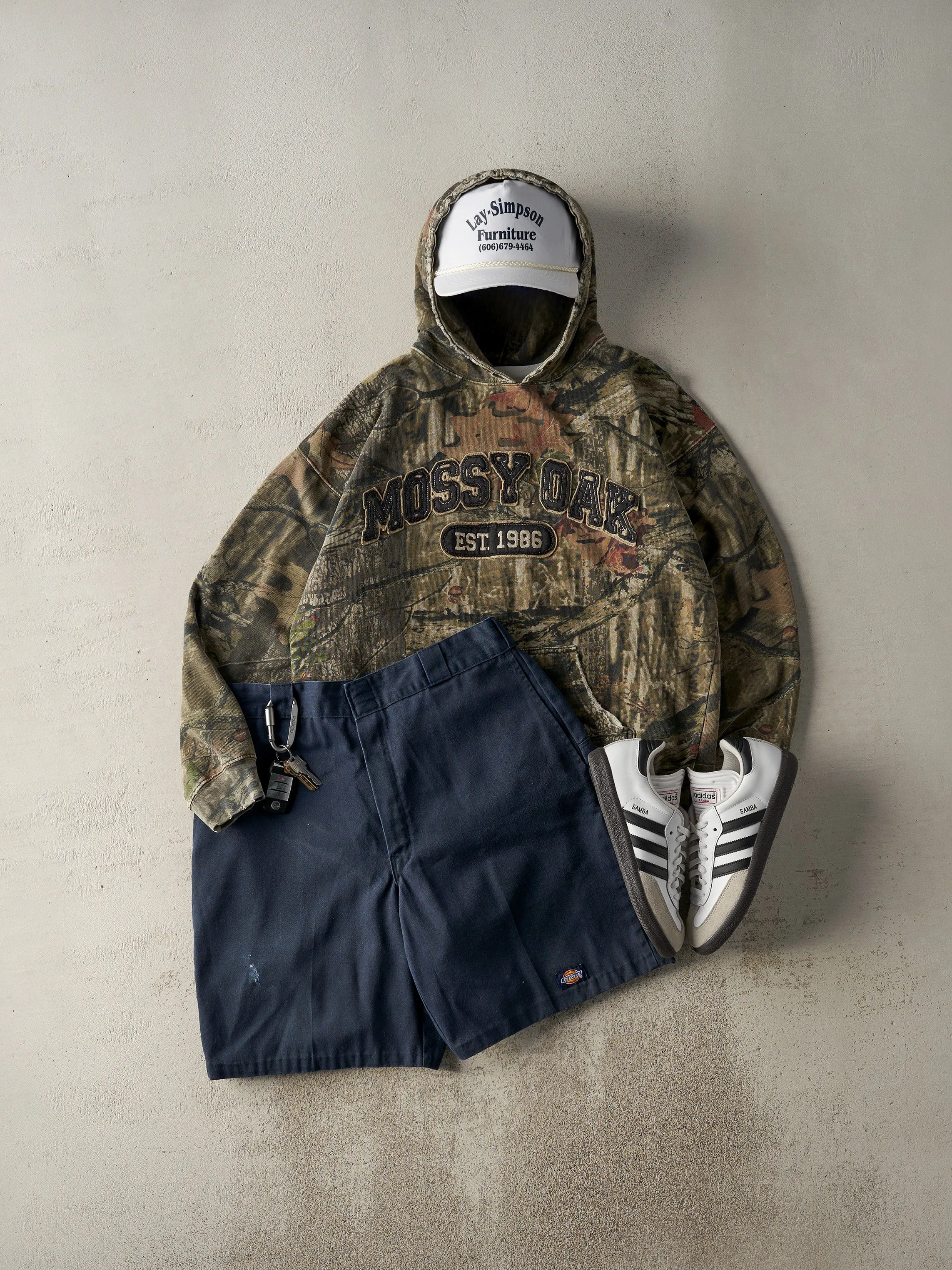 Vintage 90s Navy Blue Dickies Work Shorts (33x9) sold by Rebalance Vintage product image thumbnail 2