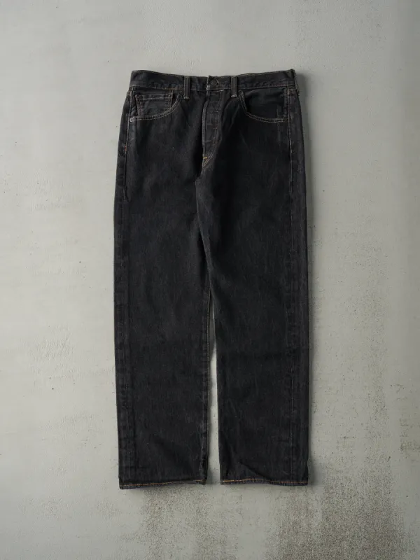 Vintage Y2K Black Levi's 501 Denim Pants (31x28.5) sold by Rebalance Vintage