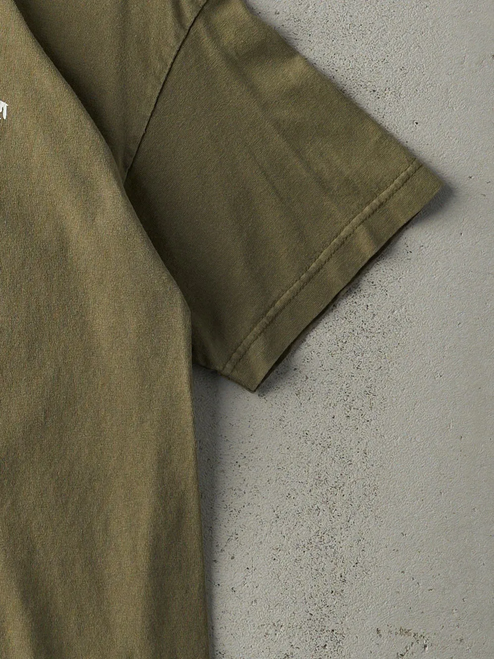 Vintage Y2K Olive Green Green Day Band Tee (S) sold by Rebalance Vintage product image thumbnail 3