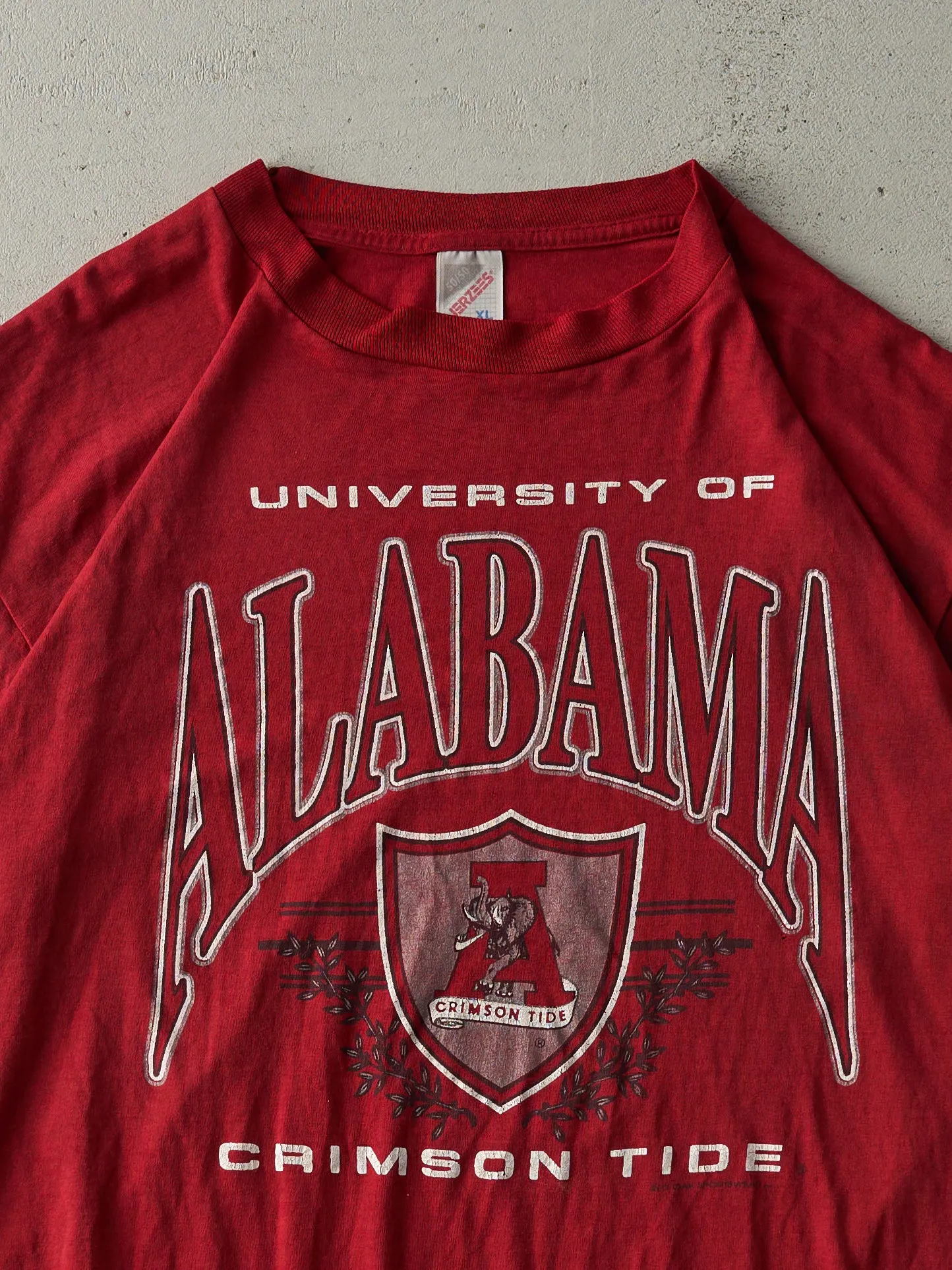 Vintage 90s Red University of Alabama Crimson Tide Tee (L/XL) sold by Rebalance Vintage product image thumbnail 2