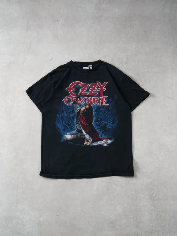 Vintage 91' Black Ozzy Osbourne Blizzard Of Oz Graphic Tee (S) sold by Rebalance Vintage