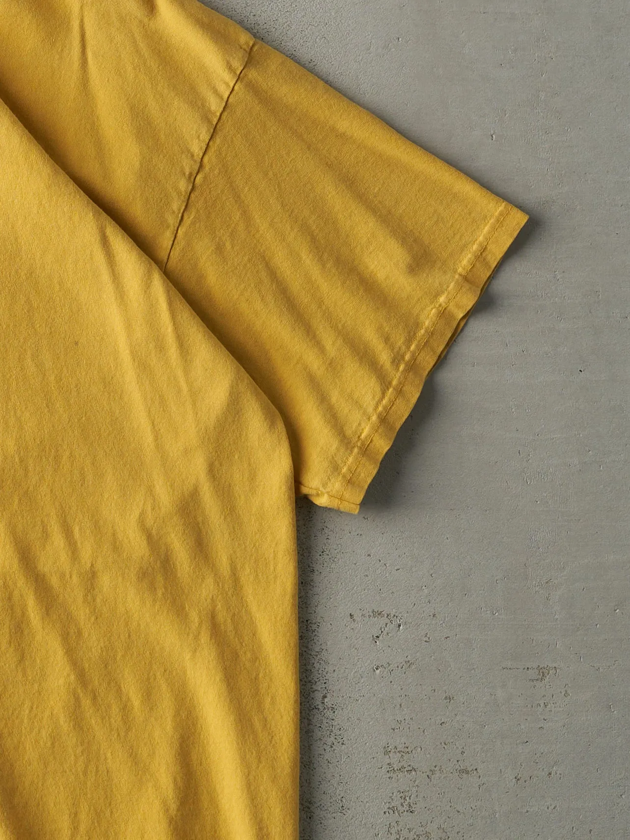 Vintage 90s Yellow Embroidered Nike Headquarters Tee (L) sold by Rebalance Vintage product image thumbnail 3