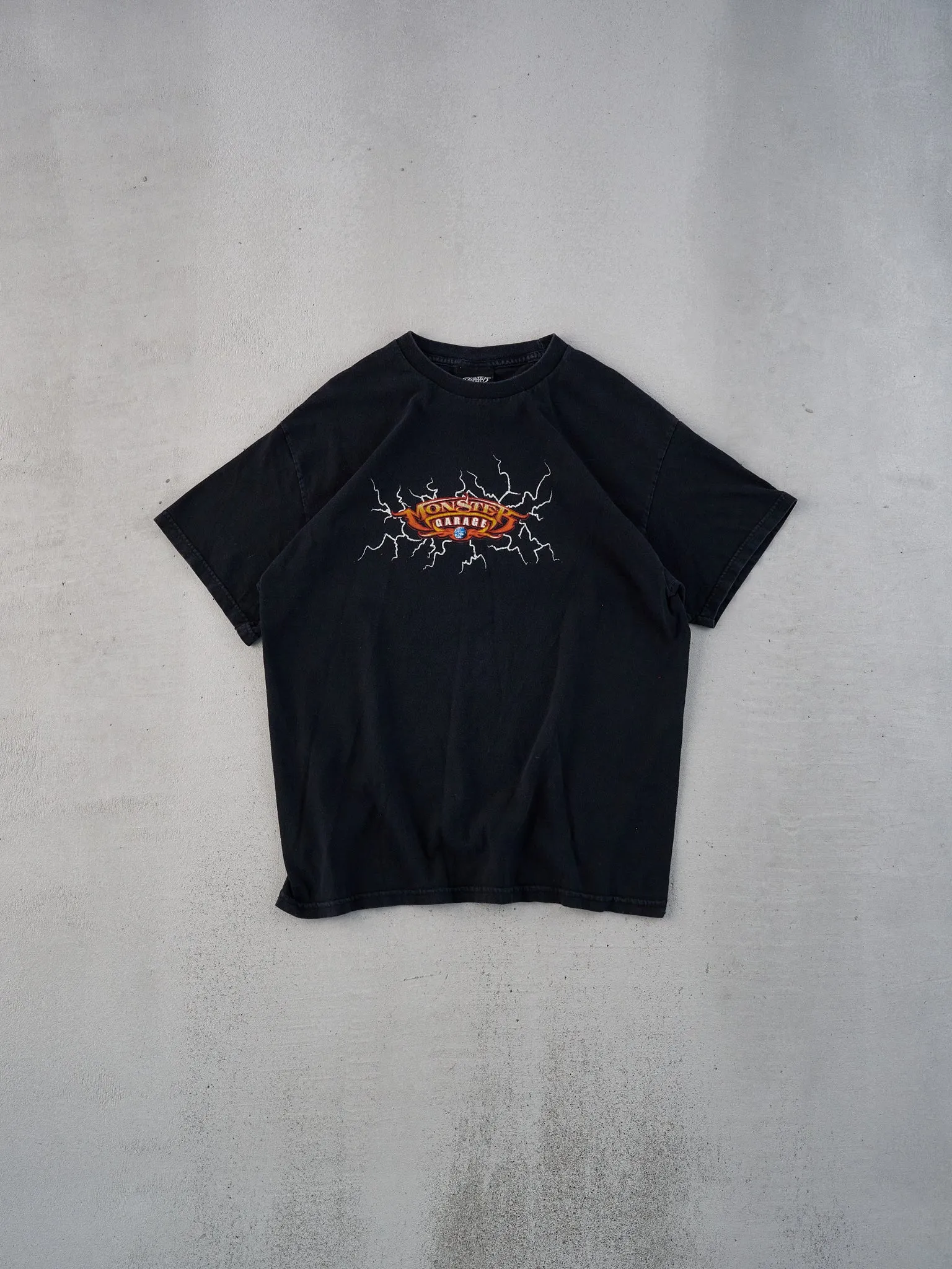 Vintage 90s Black Monster Garage Graphic Tee (S) sold by Rebalance Vintage