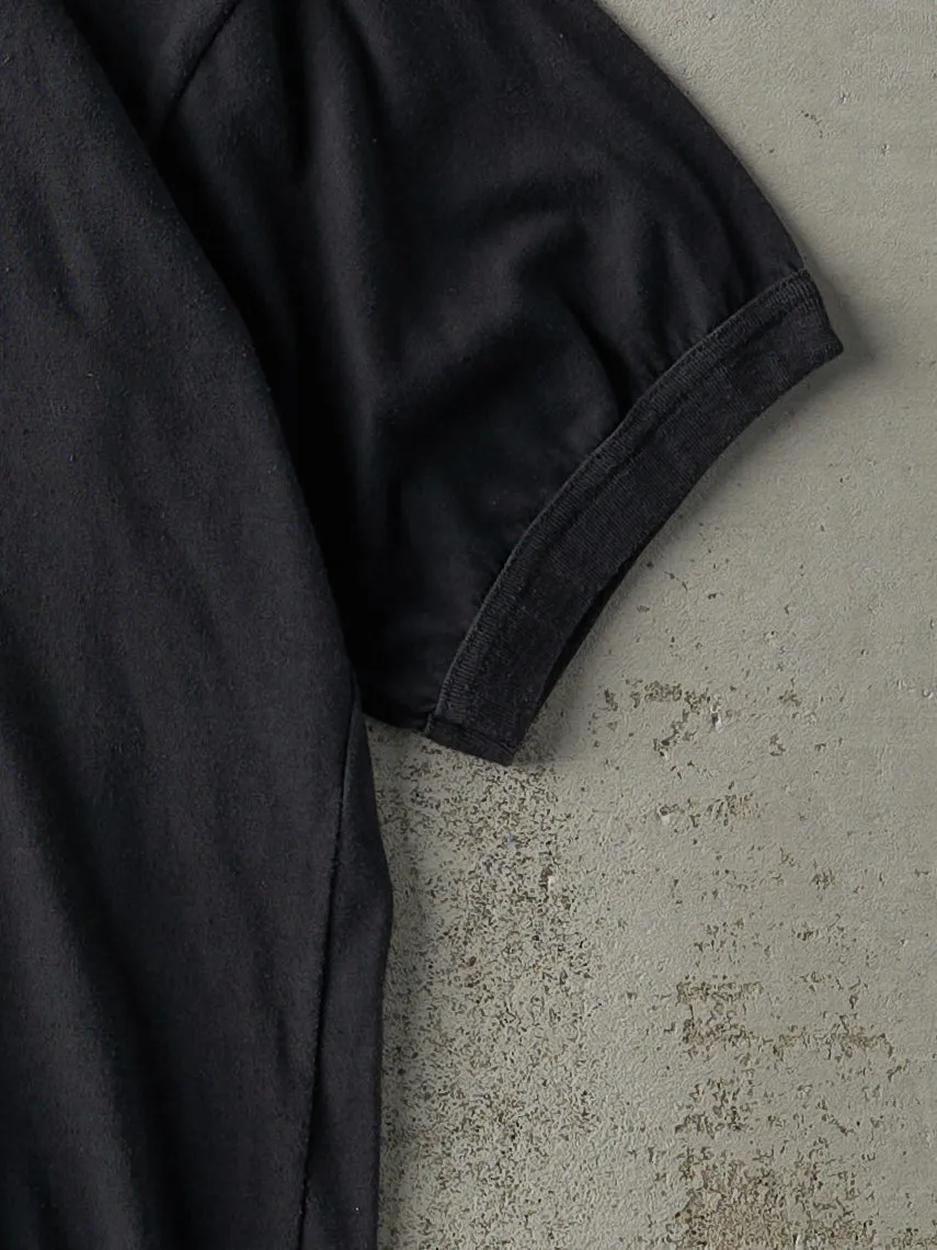 Vintage 80s Black "Bald Is Beautiful" Ringer Tee (M/L) sold by Rebalance Vintage product image thumbnail 3