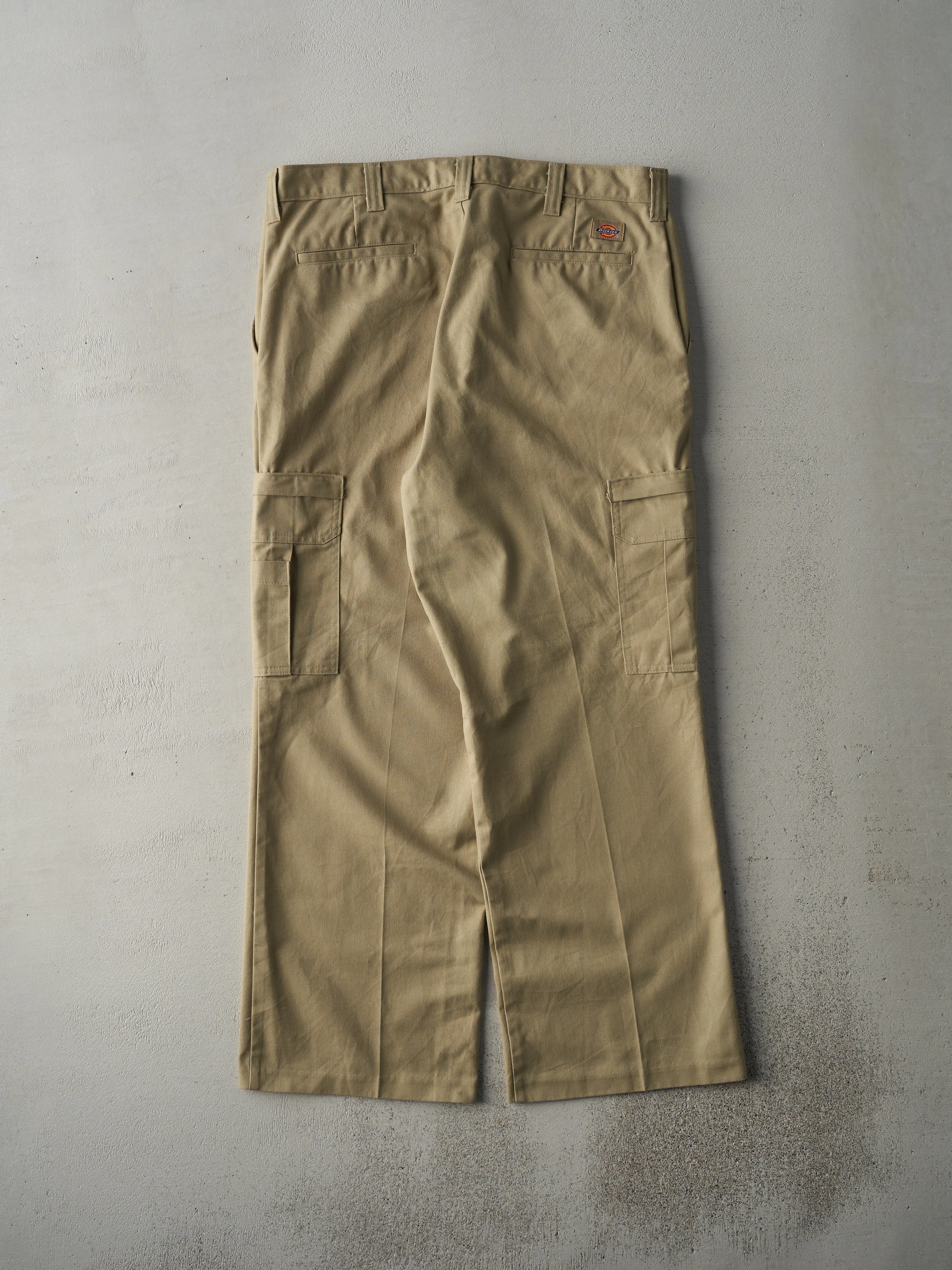 Vintage Y2K Beige Dickies Cargo Pants (37x29) sold by Rebalance Vintage product image thumbnail 2