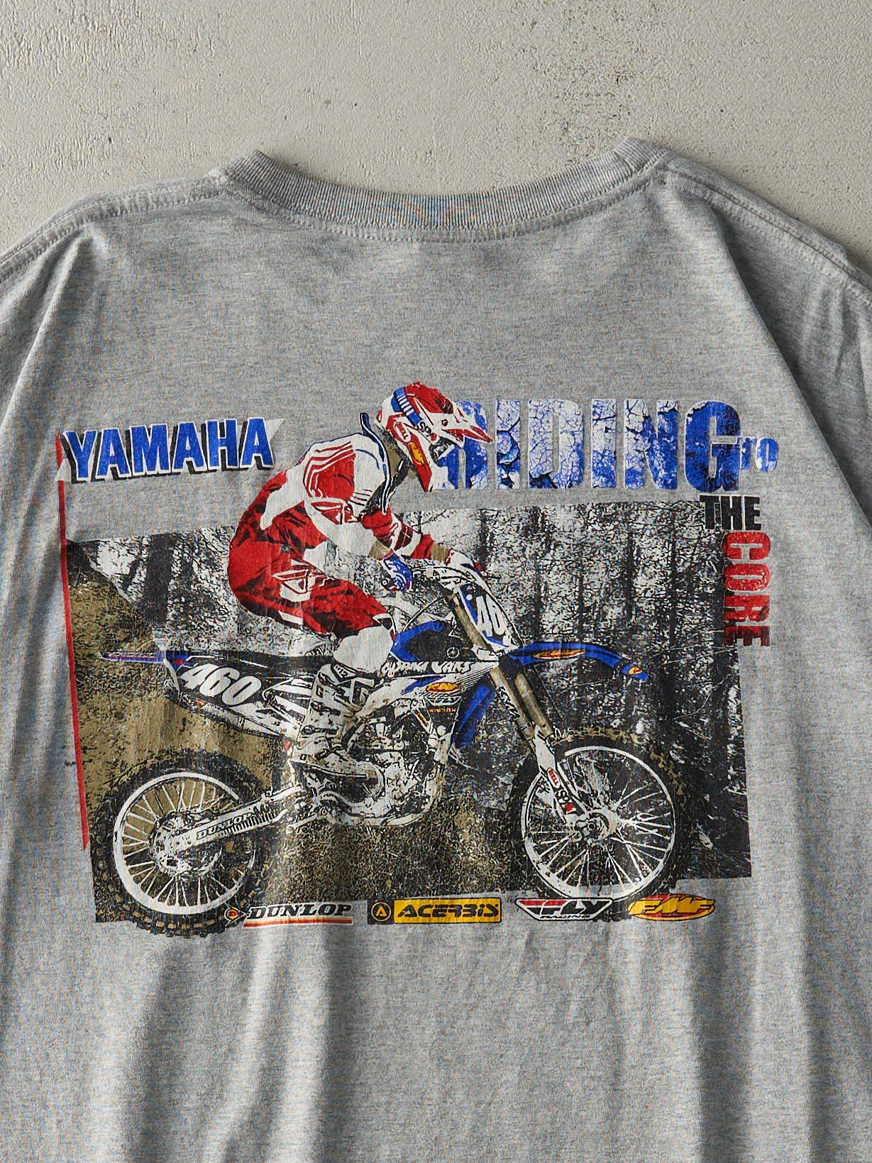 Vintage 90s Grey Yamaha Riding To The Core Tee (L/XL) sold by Rebalance Vintage product image thumbnail 4