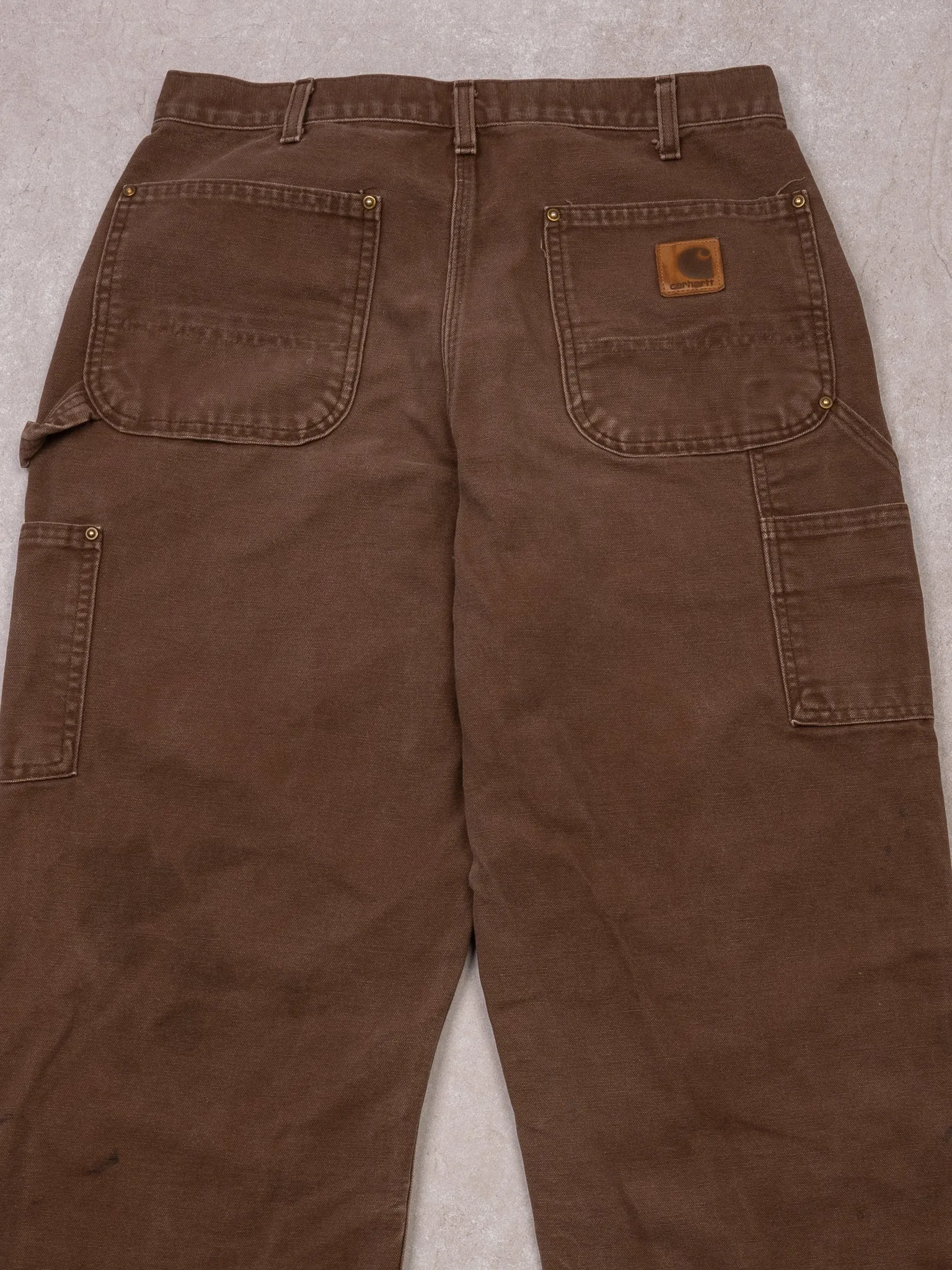 Vintage 90s Brown Double Knee Cargo Pants (32 x 34) sold by Rebalance Vintage product image thumbnail 4