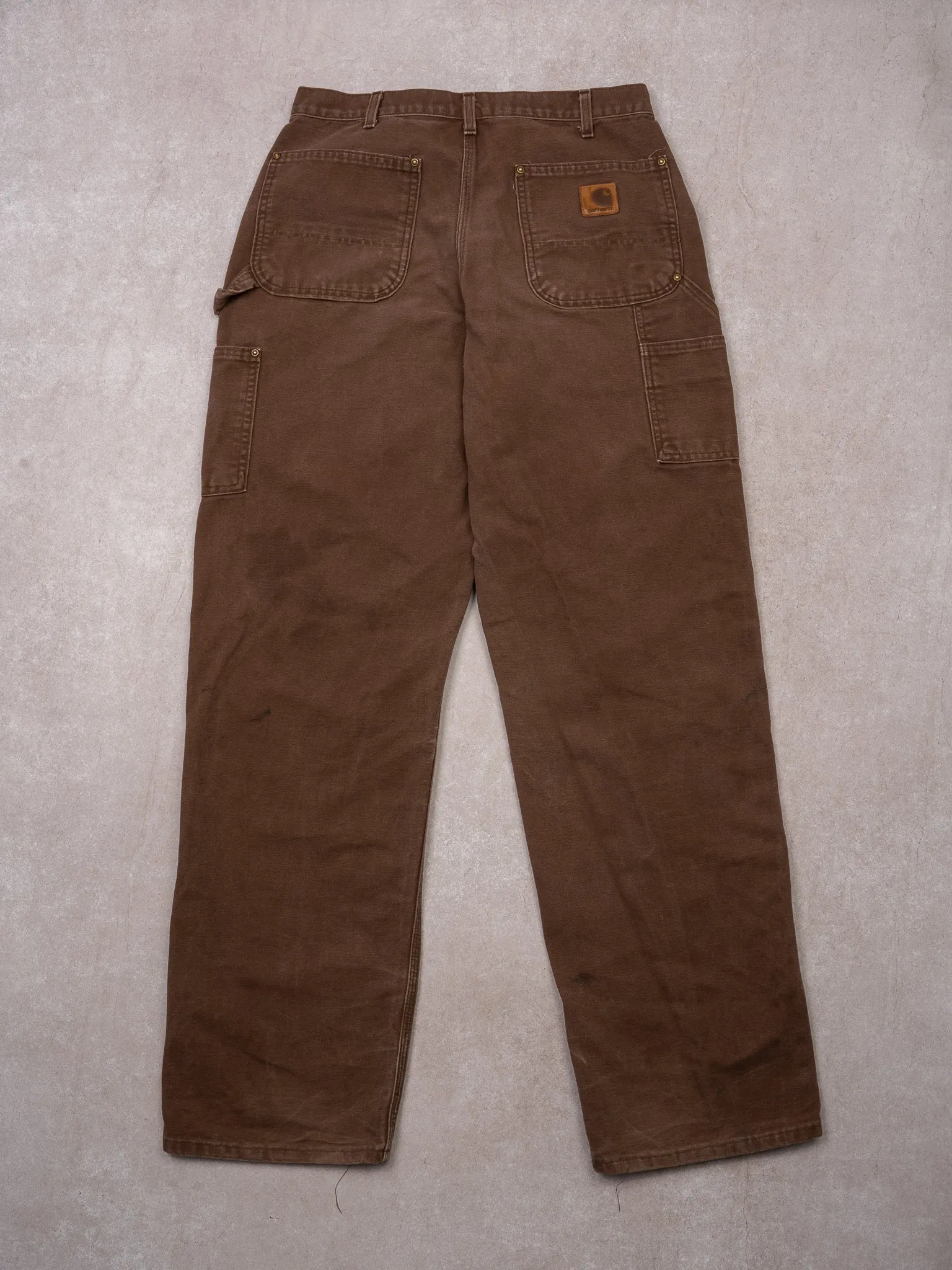 Vintage 90s Brown Double Knee Cargo Pants (32 x 34) sold by Rebalance Vintage product image thumbnail 3
