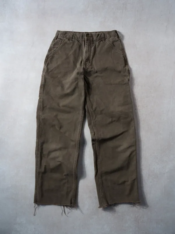 Vintage 90s Washed Brown Carhartt Carpenter Pants (32x30) sold by Rebalance Vintage