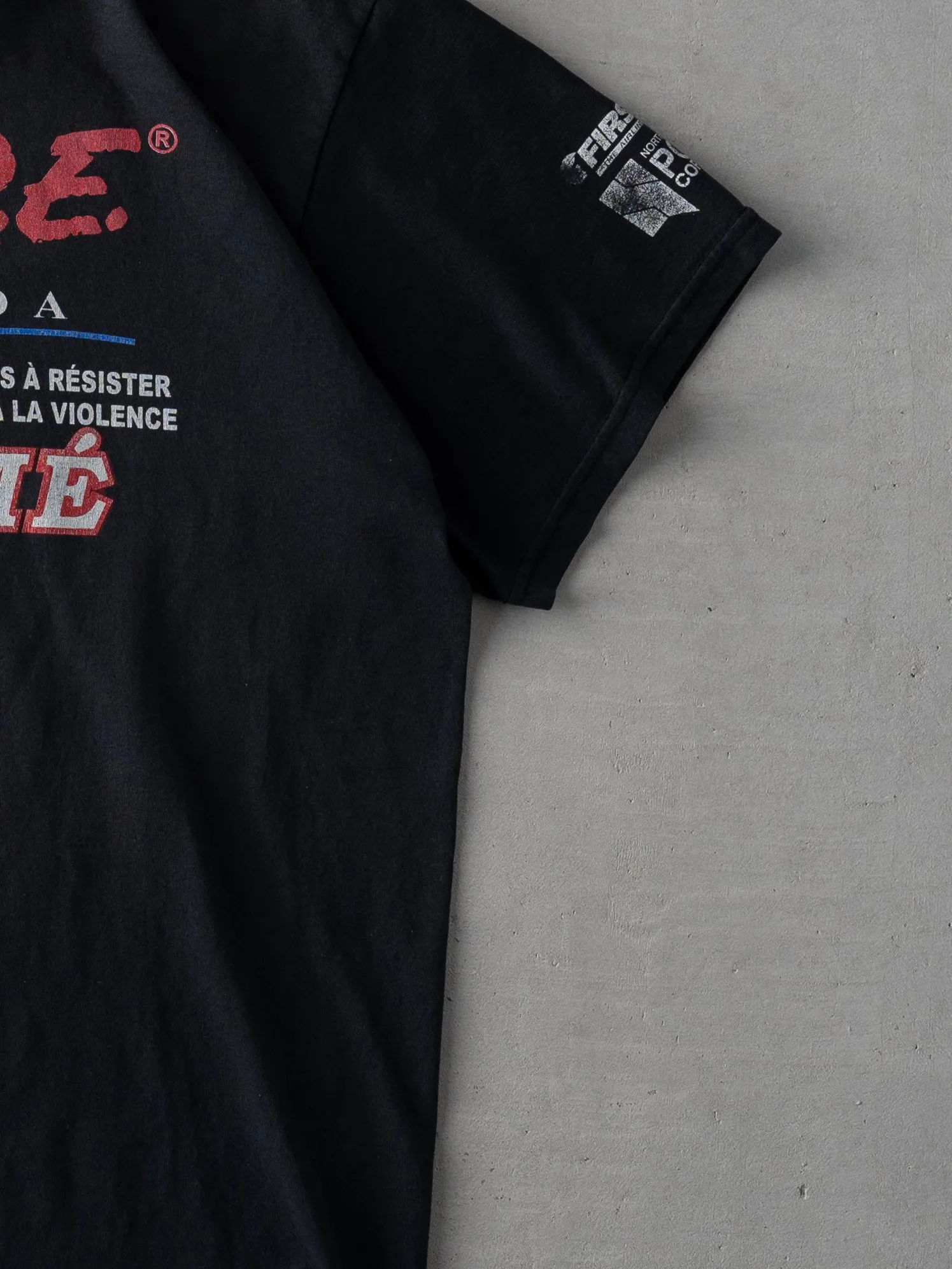 Vintage 90s D.A.R.E French Canada Graphic Tee (M/L) sold by Rebalance Vintage product image thumbnail 3