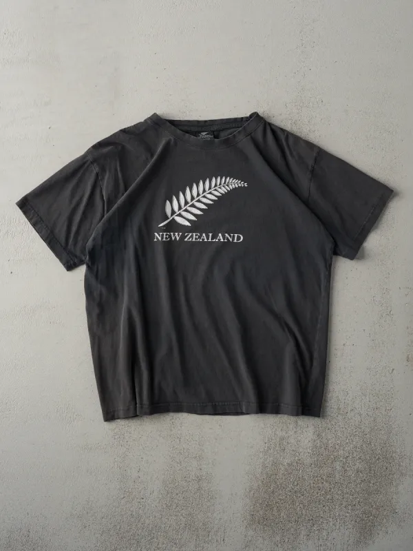 Vintage 90s Black New Zealand Tee (M) sold by Rebalance Vintage