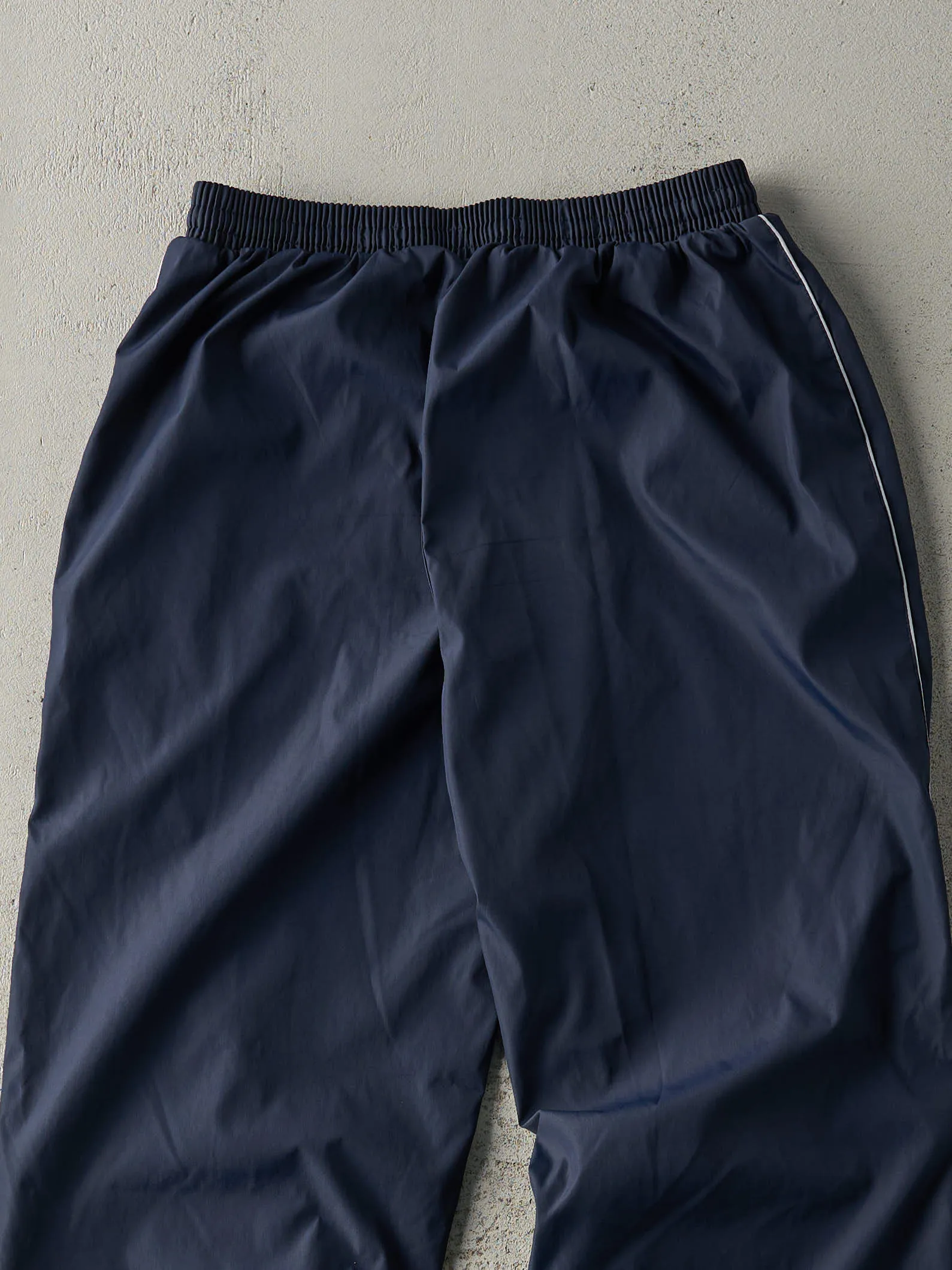 Vintage Y2K Navy Blue & White Nike Embroidered Track Pants (27x26.5) sold by Rebalance Vintage product image thumbnail 5