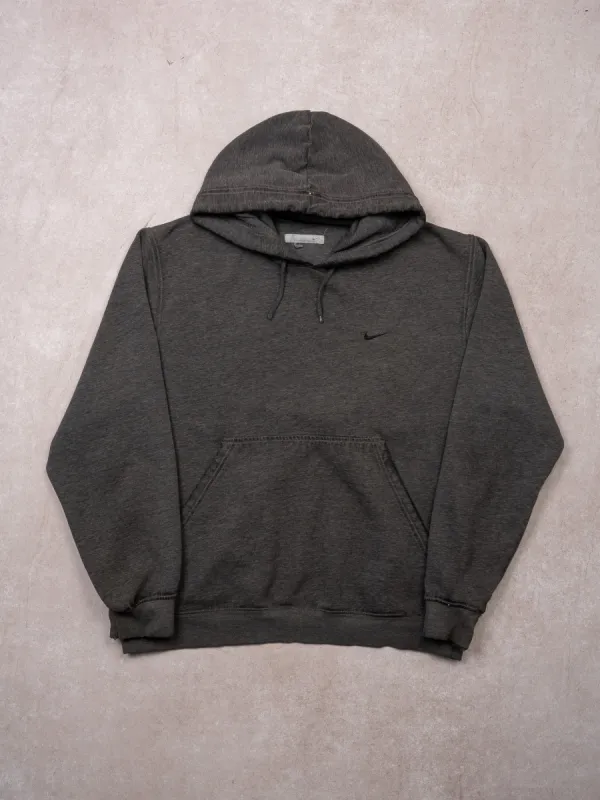 2000s Grey Nike Essentials Swoosh Hoodie (M/L) sold by Rebalance Vintage