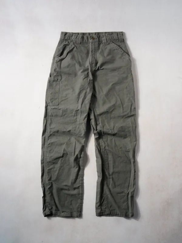 Vintage 90s Washed Grey Carhartt Dungeree Fit Carpenter Pants (32x34) sold by Rebalance Vintage