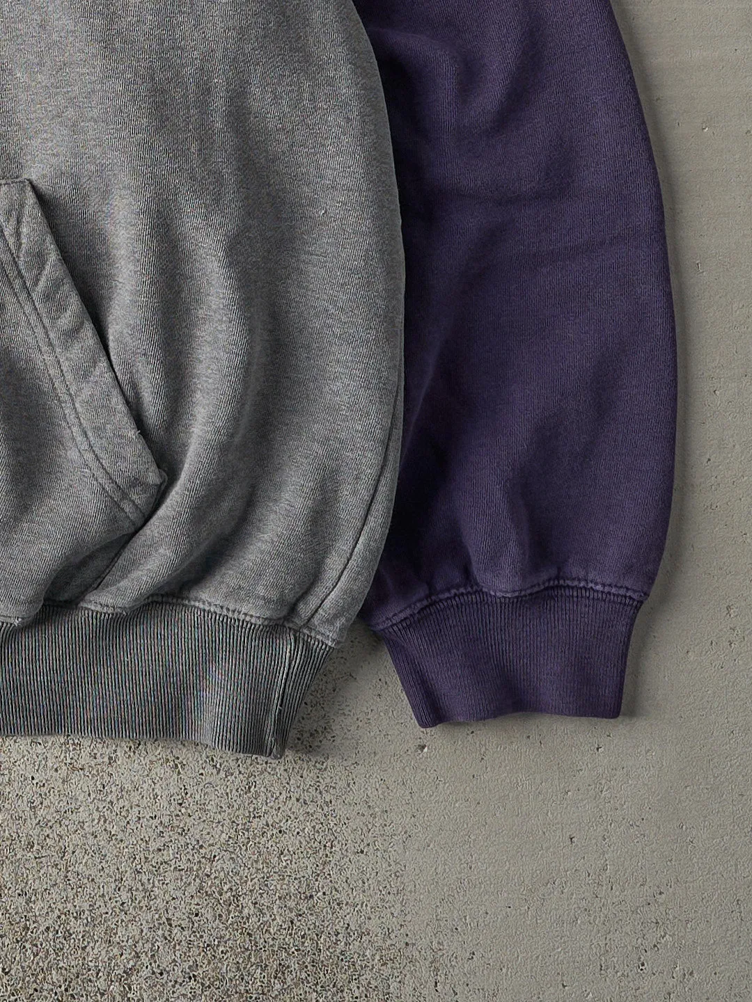 Vintage 90s Grey and Navy RARE Gap Athletic Hoodie (L) sold by Rebalance Vintage product image thumbnail 3