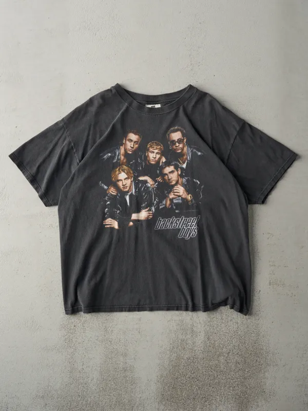 Vintage 98' Faded Black Backstreet Boys Tour Tee (L) sold by Rebalance Vintage