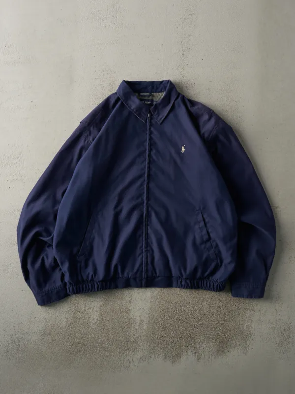Vintage Y2K Navy Blue Polo Golf Harrington Jacket (XL) sold by Rebalance Vintage