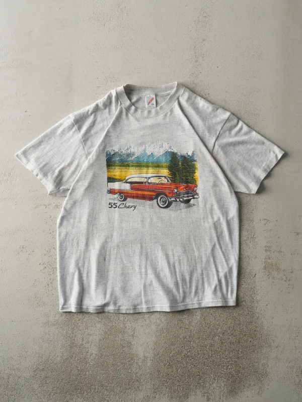 Vintage 90s Heather Grey 55' Chevy Tee (M) sold by Rebalance Vintage