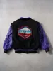 Vintage 90s Black and Purple Skii-Do Bomber Jacket (L) sold by Rebalance Vintage